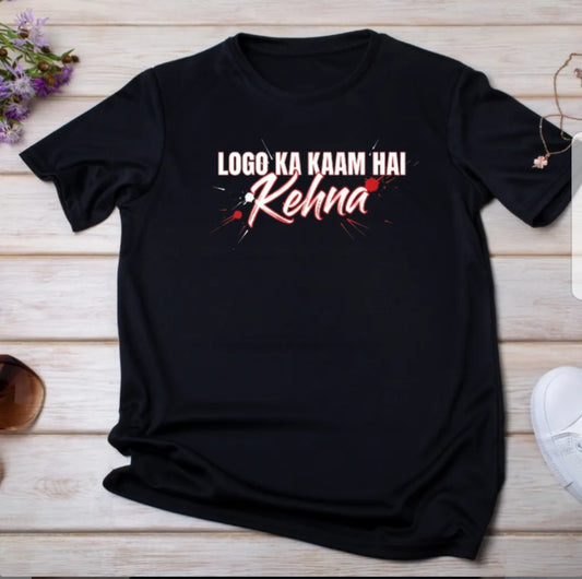 LOGO KA KAAM HAI KEHNA TEE Unisex Classic Crew T-Shirt